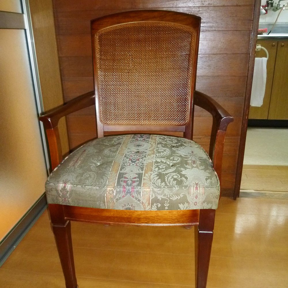 京都家具修理フィンガーマークス椅子